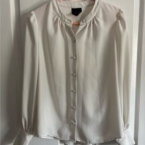 Alex Marie Classic White Blouse